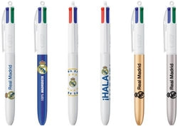 Bolígrafos Bic 4 Colores Real Madrid F.C. Marca Bic