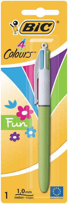 BOLIGRAFO BIC 4 COLORES FUN PASTEL BLISTER 887776 | 1 UNIDADES | (BIC)