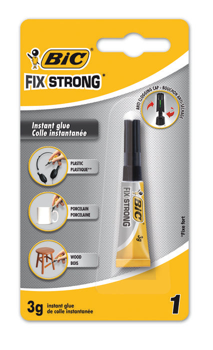 PEGAMENTO BIC FIX STRONG 3 GR LIQUIDO BL 1 UNIDAD 9017581 | 1 UNIDADES | (BIC) Imagen principal del producto