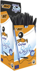 BOLIGRAFO BIC CRISTAL SOFT NEGRO | 50 UNIDADES | (BIC)