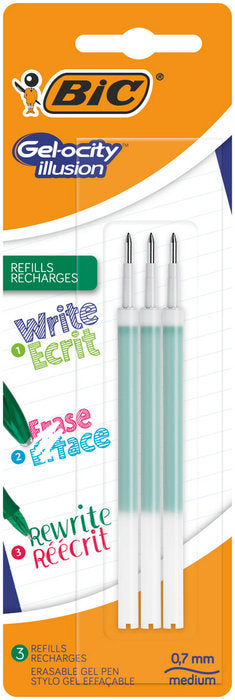 RECAMBIO BIC GELOCITY ILLUSION VERDE BLISTER 3 UDS 944024 | 1 UNIDADES | (BIC)