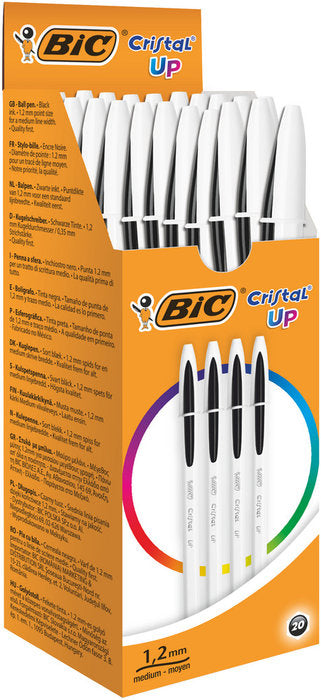 BOLIGRAFO BIC CRISTAL UP NEGRO | 20 UNIDADES | (BIC) Imagen principal del producto