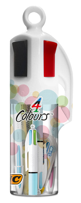 MEGATUBO BIC 4 COLORES PASTEL | 1 UNIDADES | (BIC)