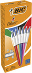 BOLIGRAFO BIC 4C SHINE COLORES SURTIDOS | 12 UNIDADES | (BIC)