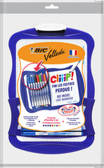 PIZARRA BIC VELLEDA CLIP 21X31 + 8 ROTULADORES PIZARRA | 1 UNIDADES | (VELLEDA)
