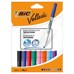 Rotulador Velleda Pizarra Blanca 8 Colores Surtidos | Velleda | Pack 1 Unidades