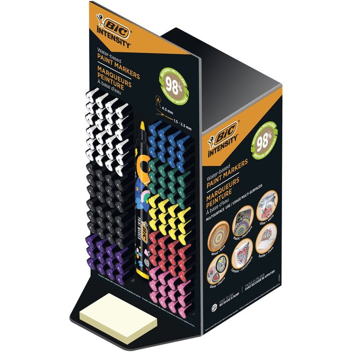 Expositor 120 Rotulador Intensity Paint Marker Surtidos BIC