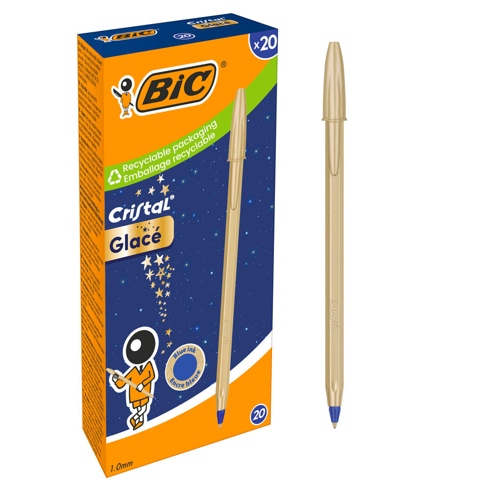 Boligrafo Bic Cristal Glace Oro Marca PENDIENTE Imagen principal del producto