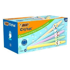 Boligrafo Bic Cristal Pastel Figurines Marca Bic Pack 1