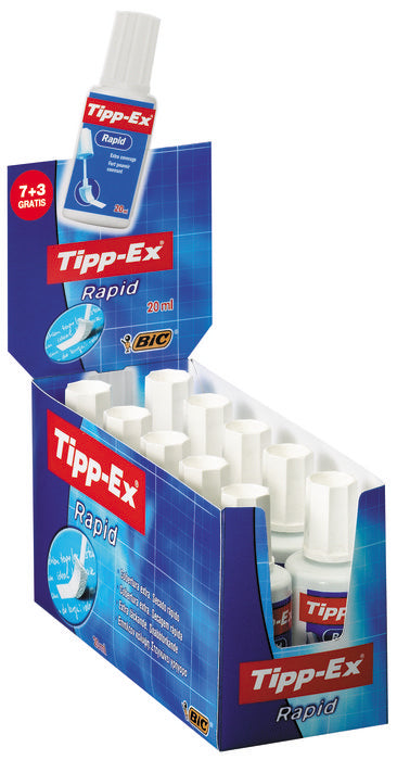 CORRECTOR LIQUIDO TIPP-EX C/ESPONJA | 10 UNIDADES | (TIPP-EX) Imagen principal del producto