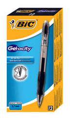 BOLIGRAFO BIC VELOCITY GEL NEGRO | 12 UNIDADES | (BIC)