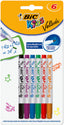 Rotulador Bic Kids Mini Velleda Blister 6 Uds 8413871 | Tipp-Ex | Pack 1 Unidades