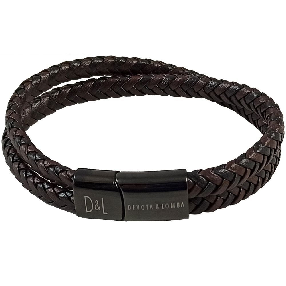 PULSERA ACERO Y PIEL DEVOTA Y LOMBA | TRAVEL FANTASY | 1 UNIDAD | 3105210000202 Imagen principal del producto