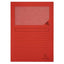 Subcarpeta Ventana Rojo Exacompta para Archivar y Organizar Papelería
