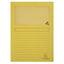 Subcarpeta ventana amarillo Exacompta, pack de 25