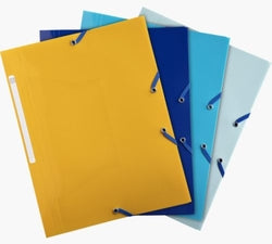 Carpetas A4 con gomas y solapas Exacompta pack 4