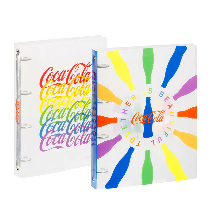 Carpeta A4 4 Anillas 35 mm PP Coca-Cola Surtidas VIQUEL Diseño