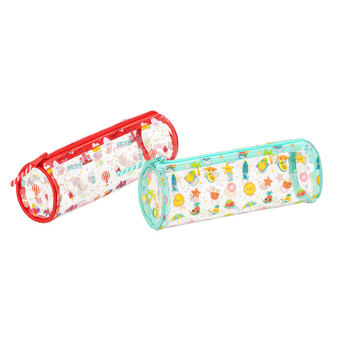 PORTATODO SIMPLE REDONDO TRANSPARENTE ESTAMPADO SURTIDOS | VIQUEL DISEÑO