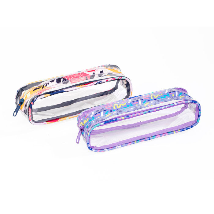 PORTATODO RECTANGULAR ABSTRACT TRANSPARENTE SURTIDOS | VIQUEL DISEÑO