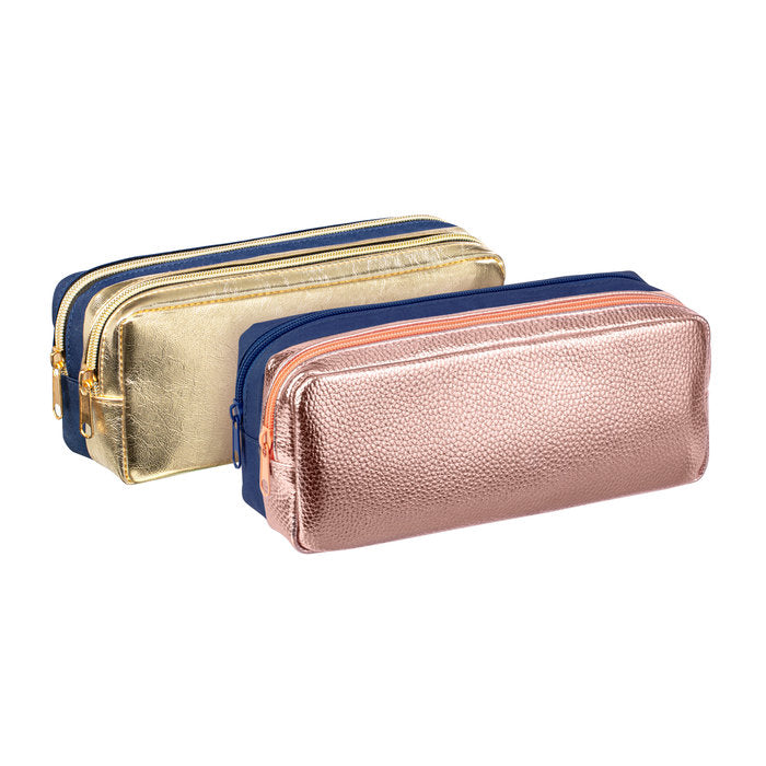 PORTATODO RECTANGULAR DOBLE METALIZADO FUSION SURTIDOS | VIQUEL DISEÑO Imagen principal del producto