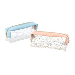 PORTATODO TRANSPARENTE LENTEJUELAS GLOW 21X8X6CM SURTIDOS | VIQUEL DISEÑO