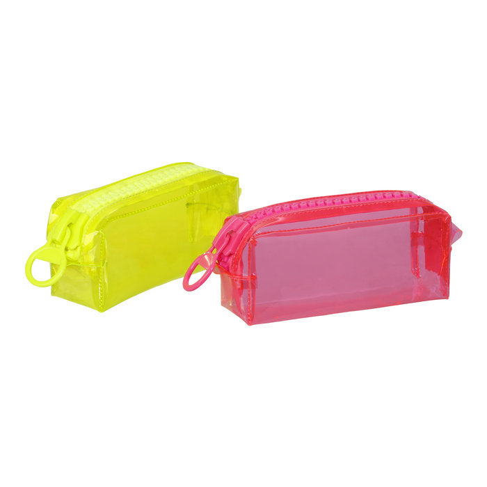 PORTATODO SIMPLE TRANSPARENTE CREMALLERA GRANDE SURTIDOS | VIQUEL DISEÑO