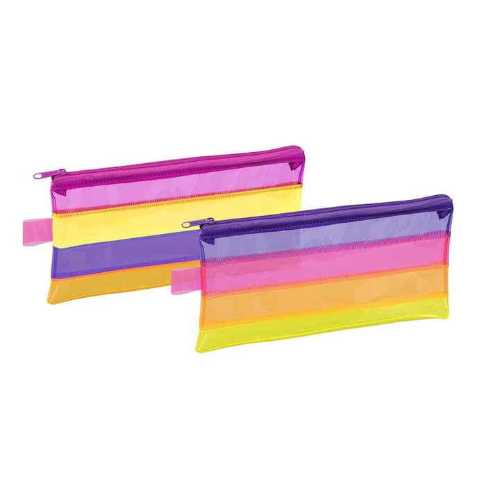Portatodo Simple Happy Rayas Fluorescentes Surtidos Viquel Diseño