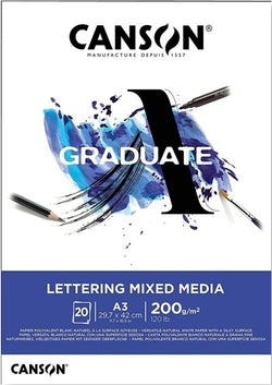 Bloc encolado A3 200 g Lettering Canson Guarro Imagen principal del producto