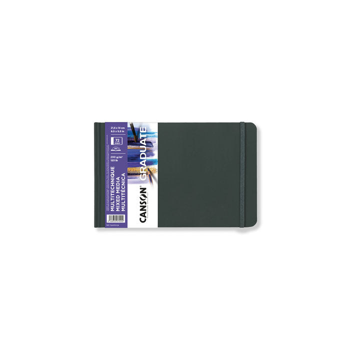 Cuaderno Canson Mix Media Blanco 14x21,6 cm 36 hojas 200 g Marca Guarro