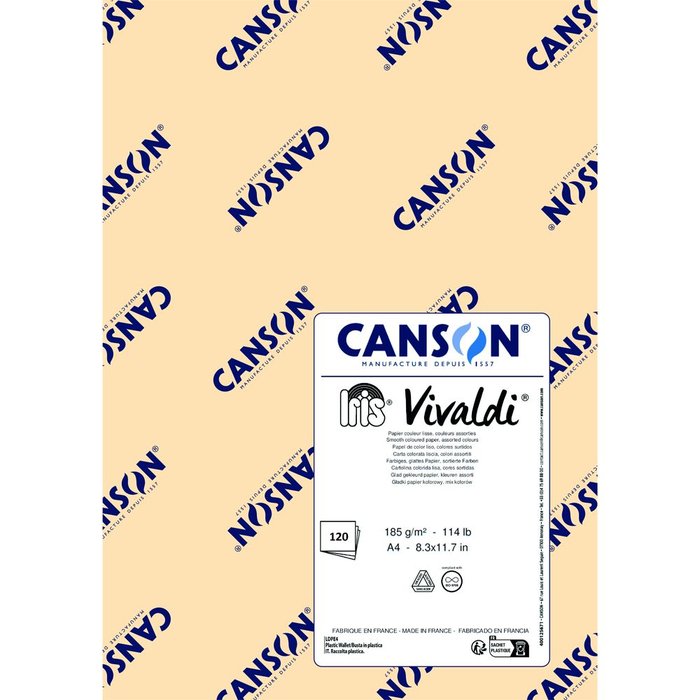 Paq/120 cartulinas iris a4 185g. surtido 12 colores pastel Imagen principal del producto