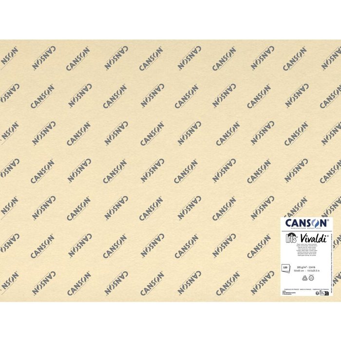 PACK 120 CARTULINA IRIS 50X65 185 GR COLORES PASTEL | 1 UNIDADES | (GUARRO & CANSON)