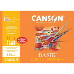 MINIPACK A3 10H LAMINAS BASIK 130GR | 1 UNIDADES | (GUARRO & CANSON)