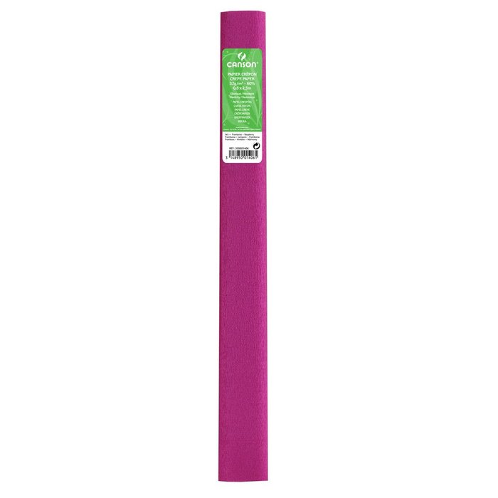 Paquete de 10 rollos de papel crepe color frambuesa Canson Guarro Imagen principal del producto