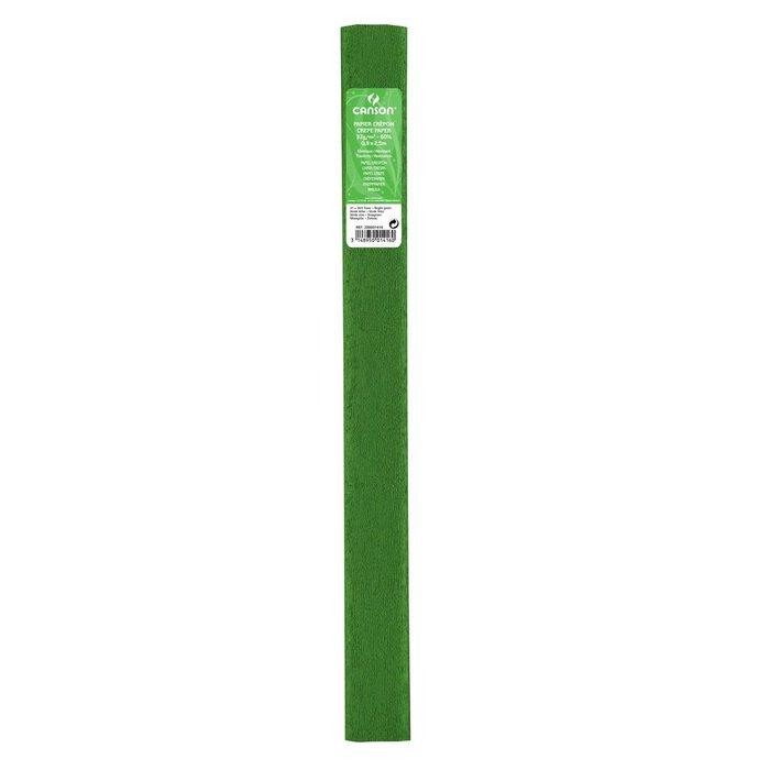 Pack 10 rollos de papel crespón verde billar Canson Guarro Imagen principal del producto