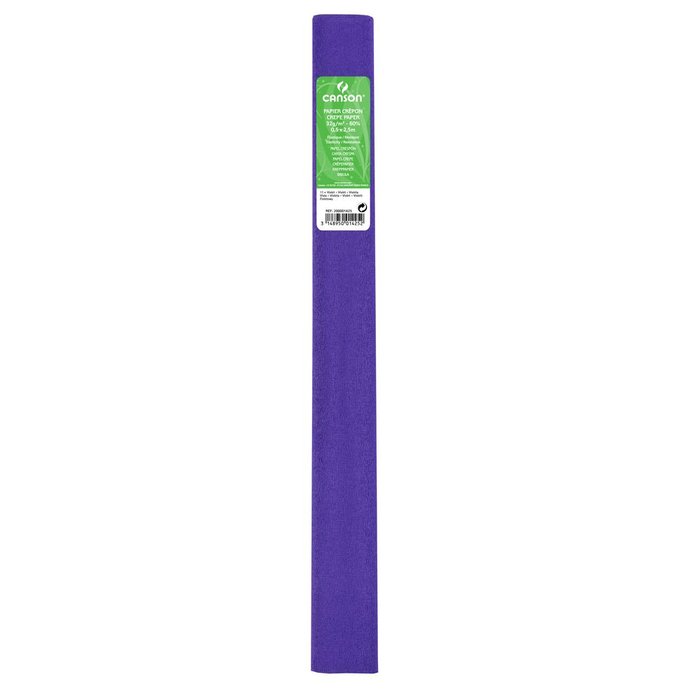 Paquete de 10 rollos de papel crepe violeta Canson Guarro 50x250cm Imagen principal del producto