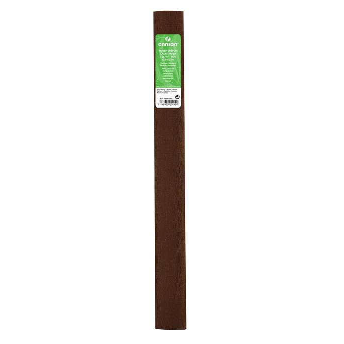 Paq/10 Rollo Continuo Papel Crepe Marrón 50x250 cm Canson Guarro