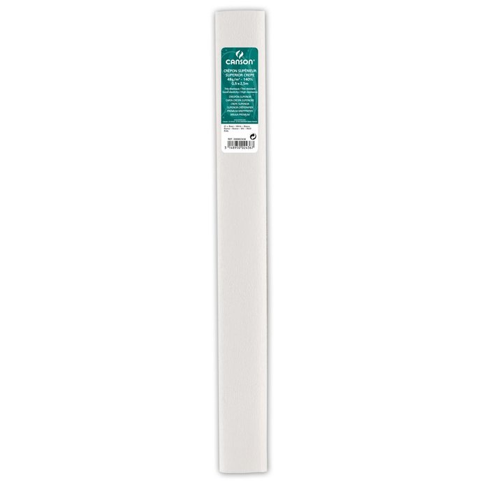 Rollo 50x250 Canson Crespon Super Blanco Guarro & Canson