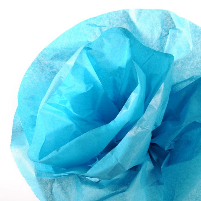 Rollo Papel Seda 50x500cm 20G Azul Turquesa