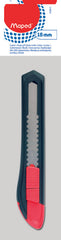 CUTTER 18MM PLASTICO C/BOLSA | 20 UNIDADES | (MAPED)