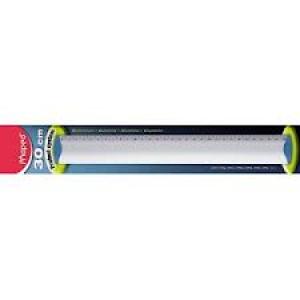 REGLA MAPED 30CM ALUMINIO | 1 UNIDADES | (MAPED)