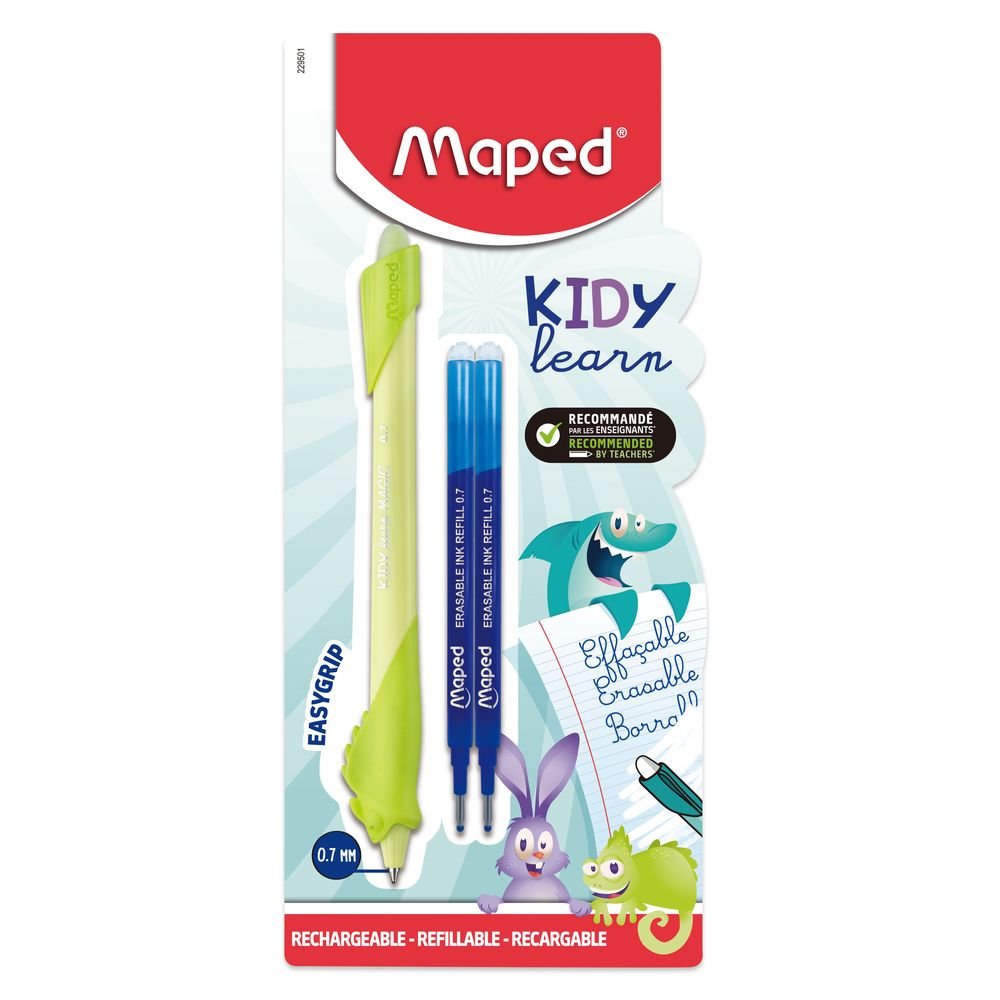 Bolígrafo Maped Kidy Learn Borrable Forma de Animal Blister