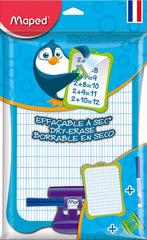PIZARRA BLANCA + ACCESSORIOS BOLSA | 1 UNIDADES | (MAPED)