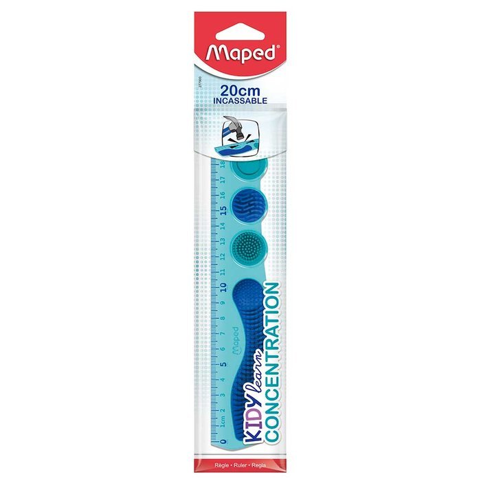 Blister regla 20cm irrompible kidy learn concentración Imagen principal del producto