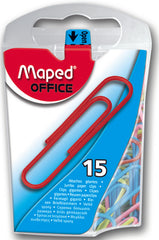 CLIPS GIGANTES COLORES 50MM 15 UNIDADES | 12 UNIDADES | (MAPED)