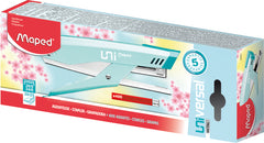 GRAPADORA UNIV METAL PASTEL PINZA 26/6 + 400 GRAPAS BLISTER | 1 UNIDADES | (MAPED)