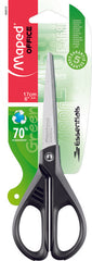 TIJERA OFICINA ESSENTIALS GREEN 17CM SIMETRICA TRY ME | 1 UNIDADES | (MAPED)