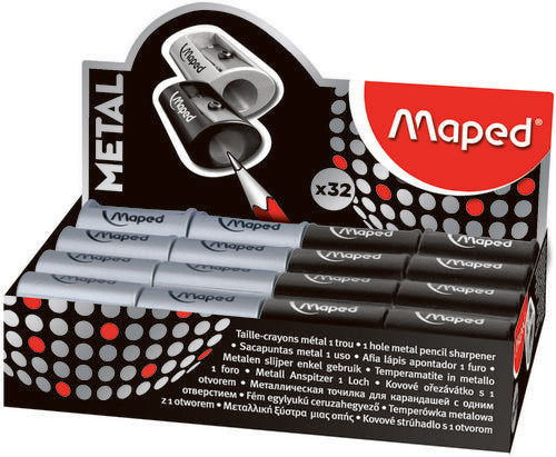 EXPOSITOR 32 AFILALAPIZ MAPED SATELITE METALICO | 32 UNIDADES | (MAPED) Imagen principal del producto