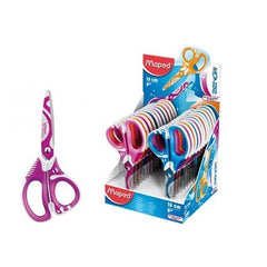 EXPOSITOR 24 TIJERA MAPED ZENOA FIT 13CM COLORES SURTIDOS | 24 UNIDADES | (MAPED)