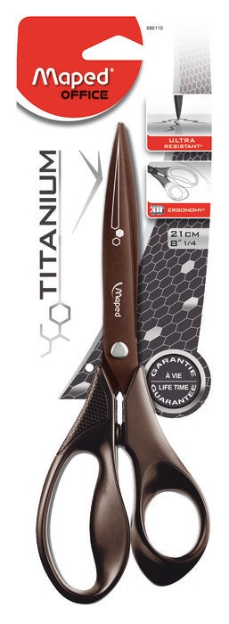 TIJERAS EXPERT TITANIUM 21CM TRY ME | 1 UNIDADES | (MAPED)
