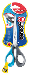 TIJERAS SENSOFT 16 CM ZURDOS TRY ME | 12 UNIDADES | (MAPED)